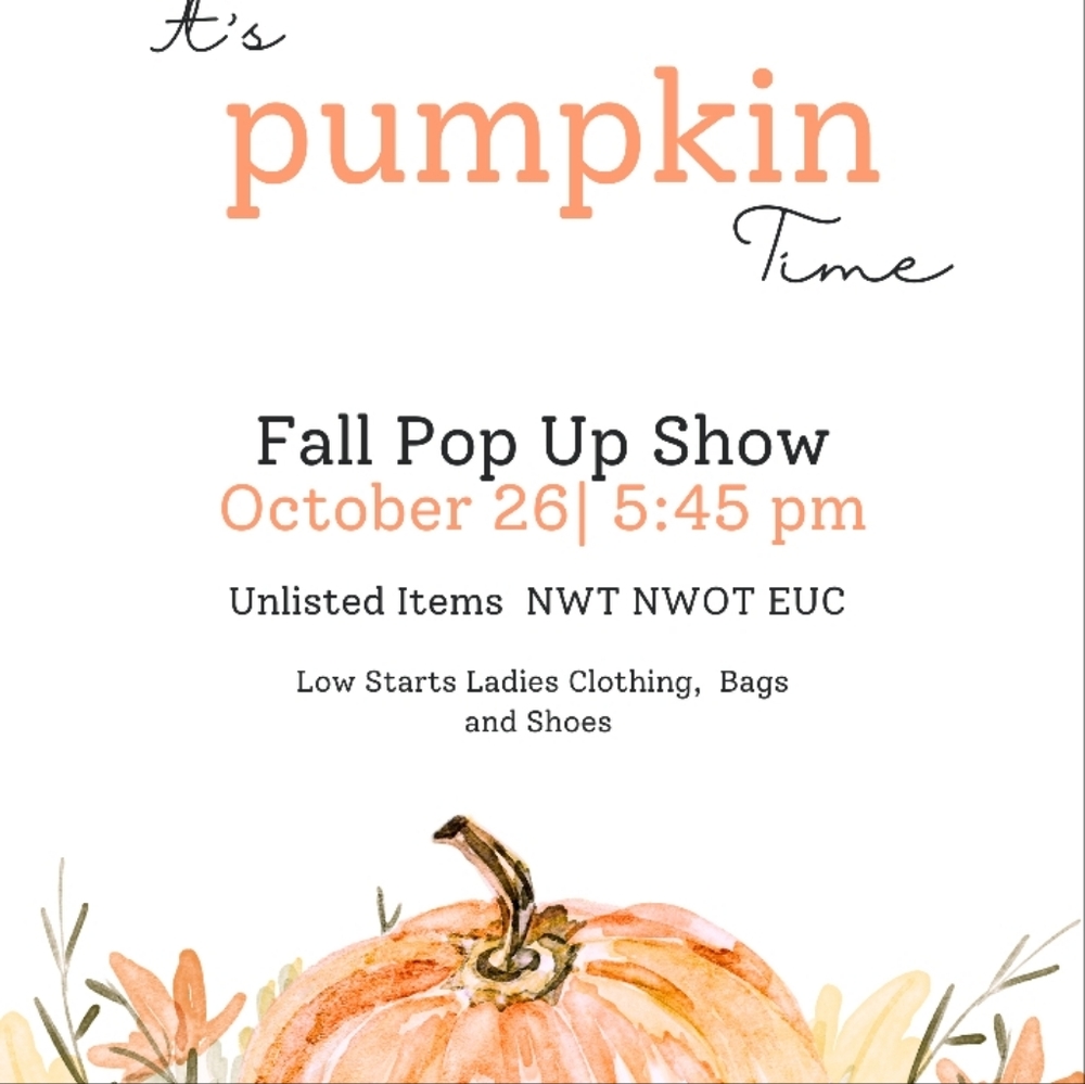 Pop Up Show 10/26 @ 5:45